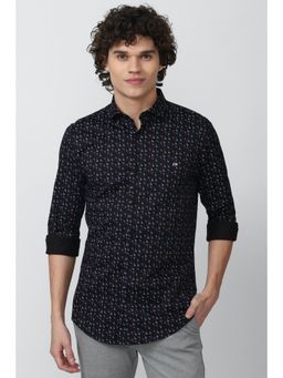 Peter England - Men Black Super Slim Fit Formal Shirt