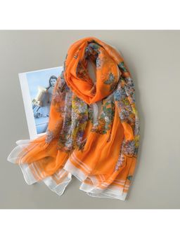 CrossKulture - Women Printed Scarf - Green