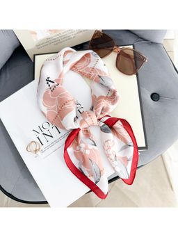 CrossKulture - Women Satin Scarf - White