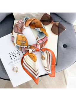 CrossKulture - Women Satin Scarf - Multi-Color