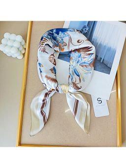 CrossKulture - Women Satin Scarf - Off White