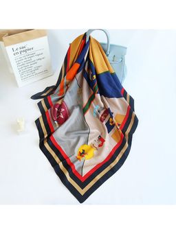 CrossKulture - Women Floral Printed Scarf - Multi-Color