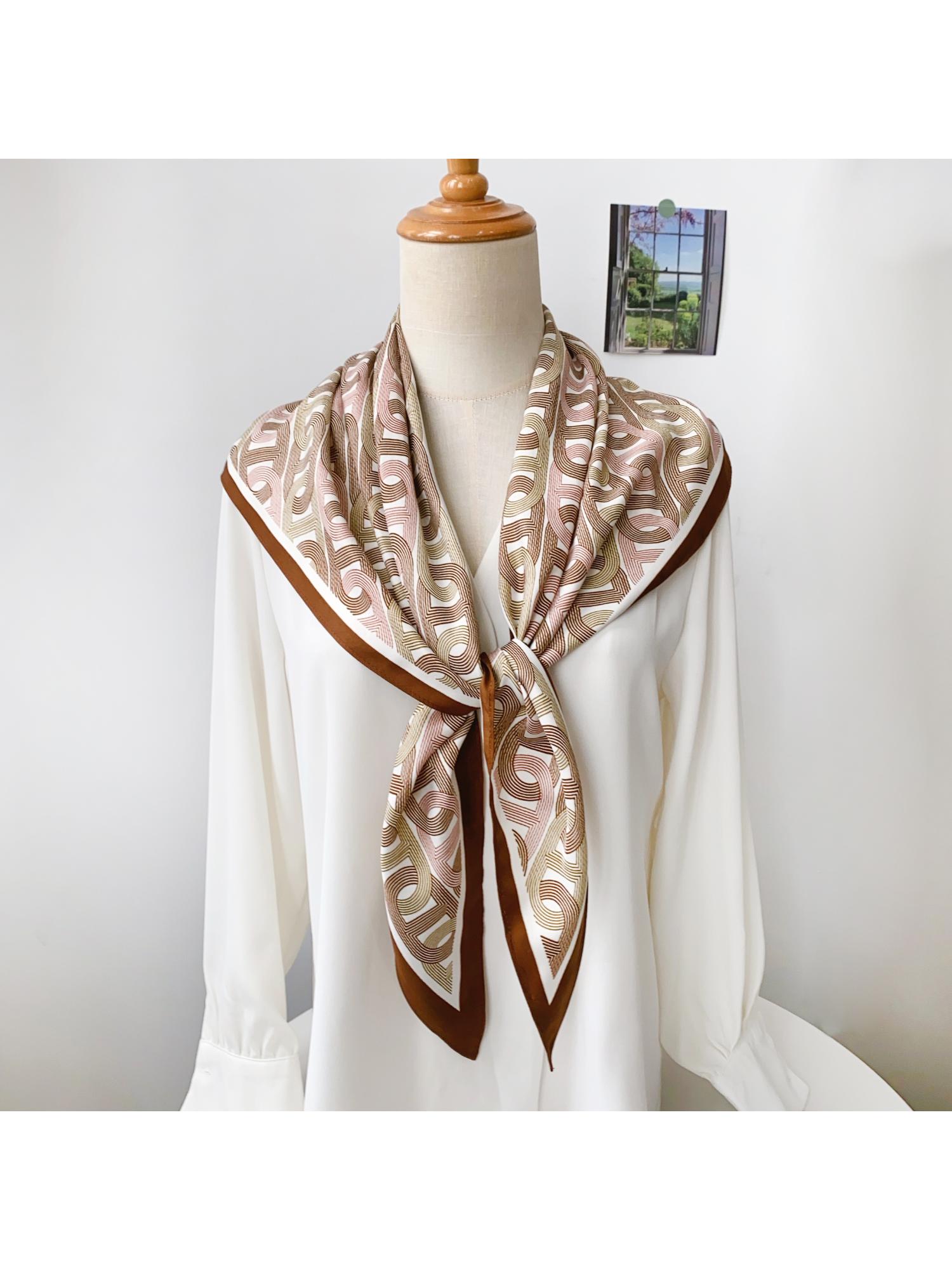 crosskulture Womens Floral Print Scarf - Blue-picture-18