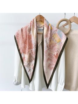 CrossKulture - Womens Floral Print Scarf - Multi-Color