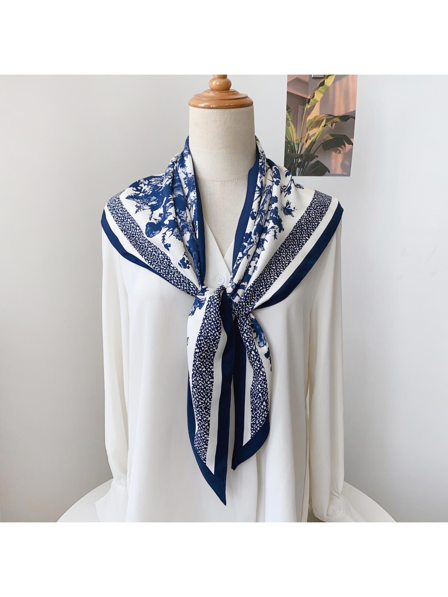 crosskulture Womens Floral Print Scarf - Green-picture-20