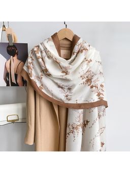 CrossKulture - Women Printed Scarf - Brown