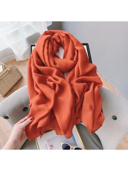 CrossKulture - Women Printed Scarf - Rust