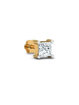 KuberBox - Varg Solitare Nose Stud 18K Gold