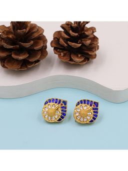 SANGEETA BOOCHRA JAIPUR - Handcrafted 24K Gold-Plated Silver Earrings