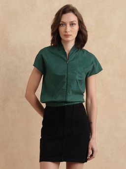 RAREISM - Esmetu Dark Green Regular Top