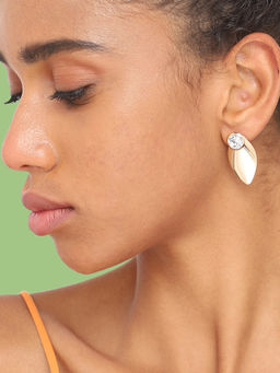 Sohi - Gold Plated Party Designer Studs for Women