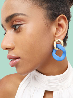 Sohi - Gold Plated Party Designer Drop Earring for Women