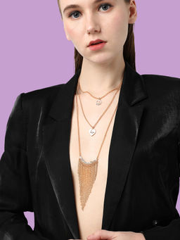 Sohi - Gold Plated Designer Pendant Chain