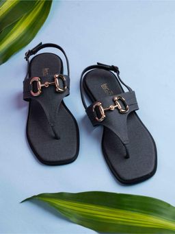 Inc.5 - Womens Grey Casual Solid Square Sandals