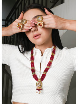 Odette - Multicolour Metal Necklace Set (Set of 2)