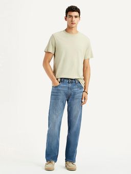 Levi's - Men 555 Blue Loose Fit Mid Rise Jeans