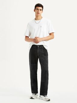 Levi's - Men 555 Black Loose Fit Mid Rise Jeans