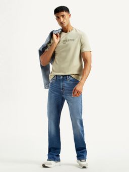 Levi's - Men 527 Indigo Slim Bootcut Fit Mid Rise Jeans