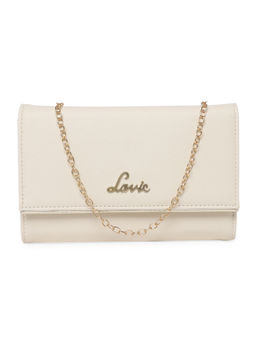 Lavie - Ava Foldover Clutch 3 (Off White) (One Size)