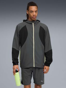 Puma - RUN ULTRAWEAVE Men Grey Hooded Jacket