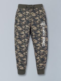 PLUM TREE - Boys Combat Team Print Jogger Track Pant- Camouflage