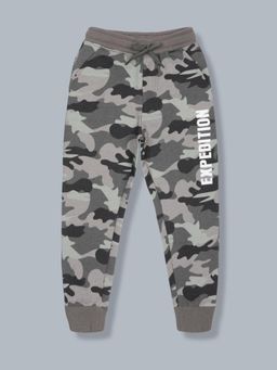 PLUM TREE - Boys Expedition Print Jogger Track Pant- Camouflage