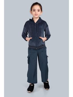 PLUM TREE - Navy Blue Crown Logo Stone Co-ord Set