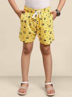 Kidsville - Mickey & Friends Printed Shorts For Girls