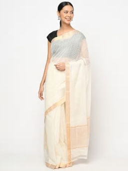 Fabindia - Cotton Mangalgiri Woven Sari