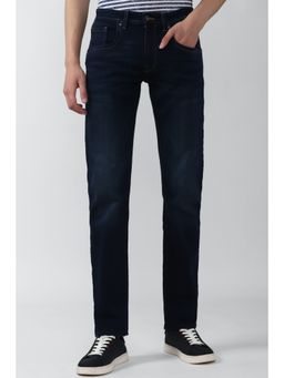 Van Heusen - Men Navy Dark Wash Slim Fit Jeans