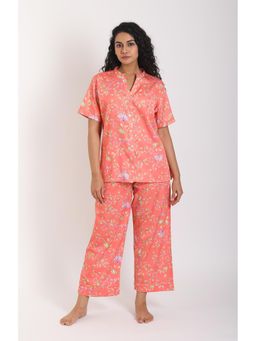 Forty Winks - Modish Aisha Coral Cotton Pyjama & Top