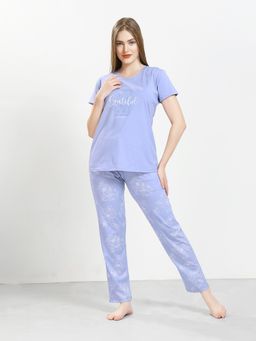 Quira - Womens Printed Regular Fit T-Shirt and Pyjama