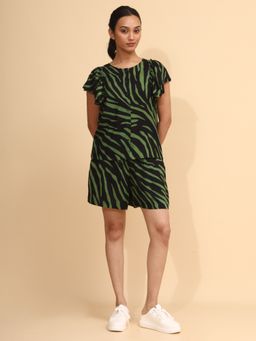 YELLOW BLOOM - WILD FERN Top & Shorts