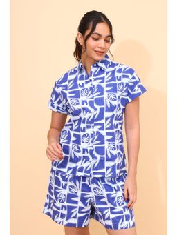 YELLOW BLOOM - OCEAN BREEZ Top & Shorts