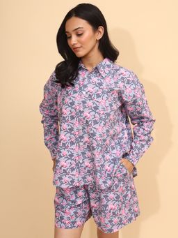 YELLOW BLOOM - BLUSH MIST Shirt & Shorts