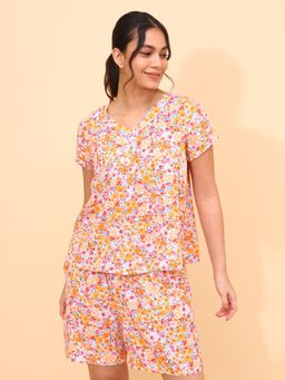 YELLOW BLOOM - BREEZE Top & Shorts