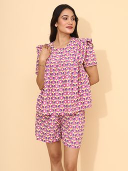 YELLOW BLOOM - BLOOM NEST Top & Shorts