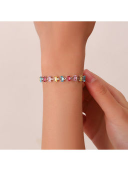 Salty - Multi-Color Stones Western Bracelet