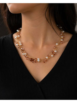 Designbox - Yellow Stones Western Necklace