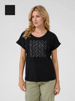 Cream - CRRigga Black Printed T-Shirt