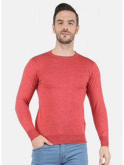 Monte Carlo - Red Wool Crew Neck Sweater