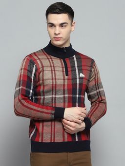 Monte Carlo - Multi-Colour Wool Blend High Neck Sweater