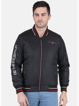 Monte Carlo - Blue Polyester Blend Printed Jacket