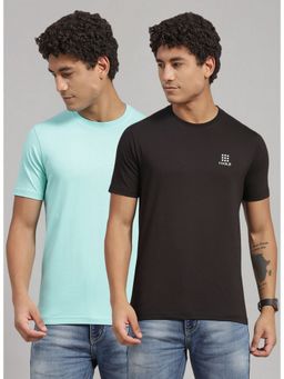 Rock.it - Multi Colour Half Sleeve Slim Round Neck T-Shirt