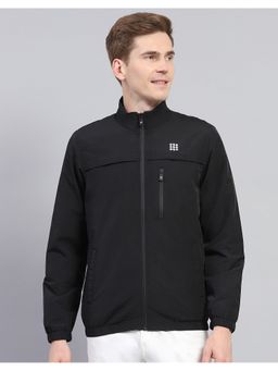 Rock.it - Black Polyester Solid Jacket