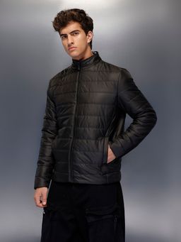 WROGN - Black Regular Fit Puffer Jacket