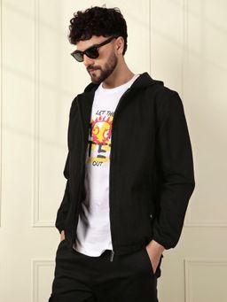 WROGN - Storm Black Hooded Jacket