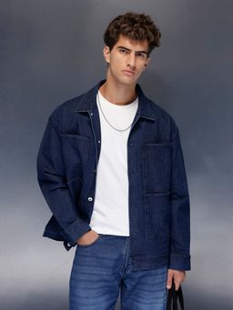 WROGN - Indigo Structured Overshirt