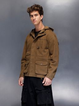 WROGN - Olive Men's Olive Utility Field Jacket