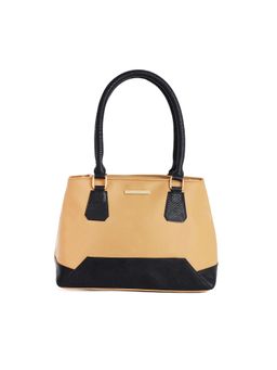 Lapis O Lupo - Beige Solid/Plain Handbag